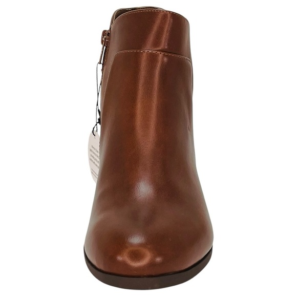 Giani Bernini Artemyss Brown Faux Leather Womens Ankle Boots Size 8.5W - Picture 5 of 13